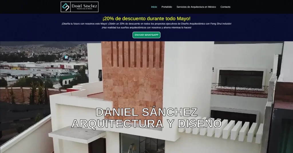 Daniel Sánchez Arquitectura y Diseño Web Development and Graphic Design