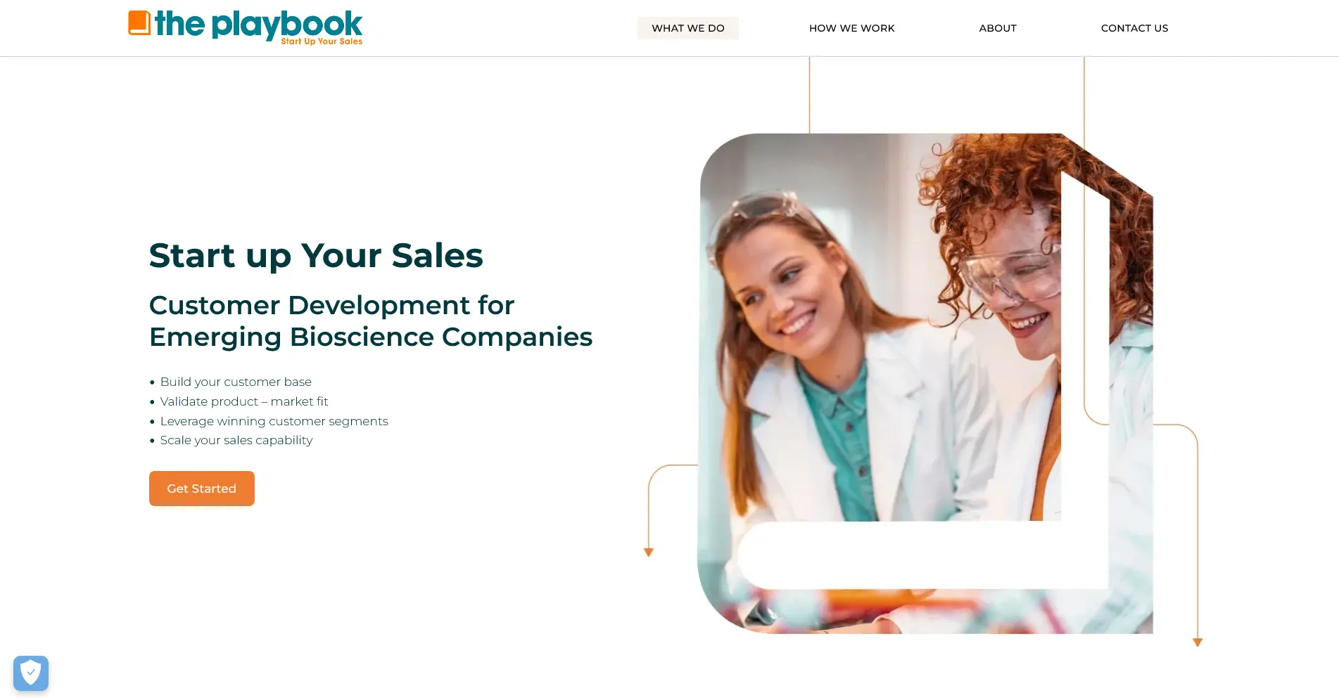 Homepage redesign of The Playbook
