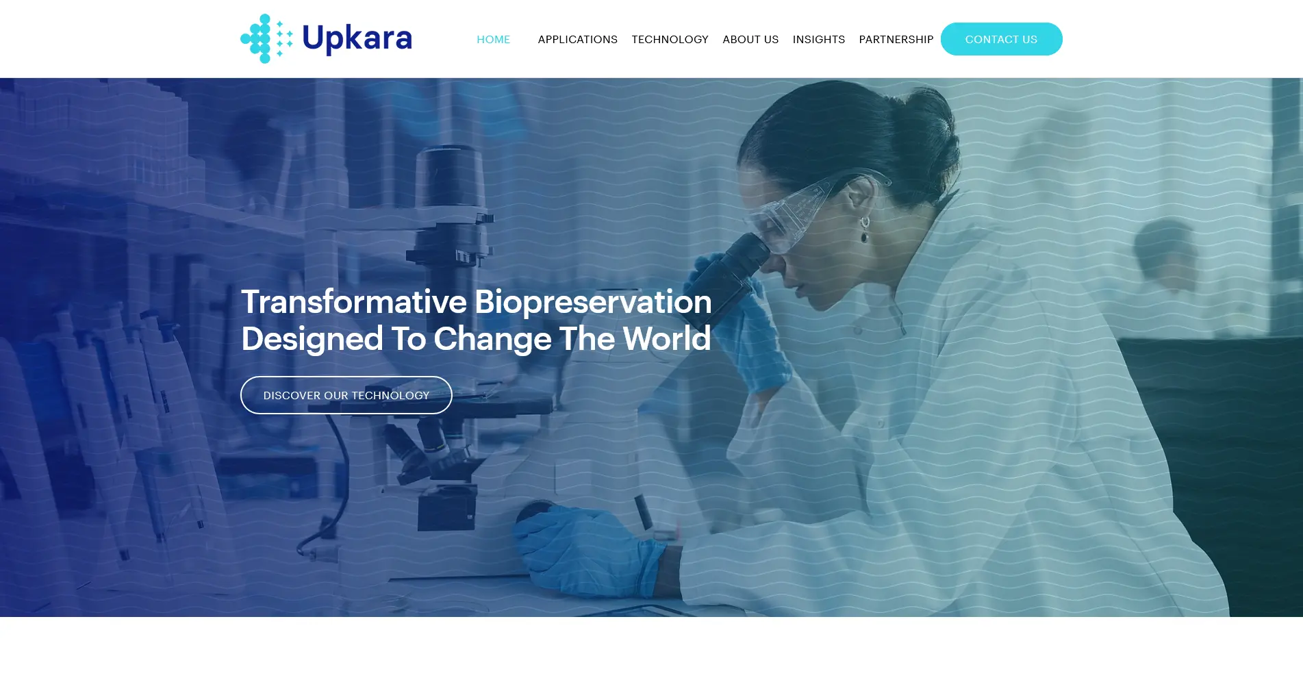 Homepage redesign of Upkara